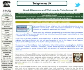 Telephonesuk.co.uk(Telephones UK) Screenshot