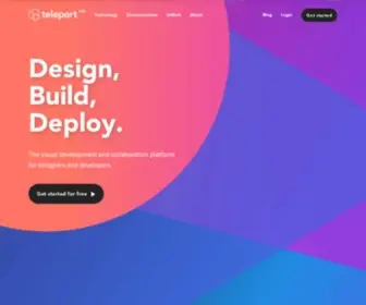Teleporthq.io(Low-code front-end design & development platform) Screenshot