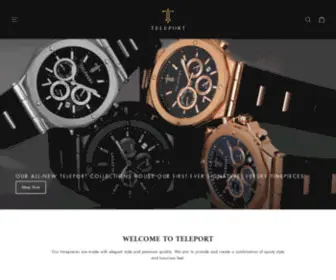 Teleportwatches.com(Teleport Watches Official Website) Screenshot