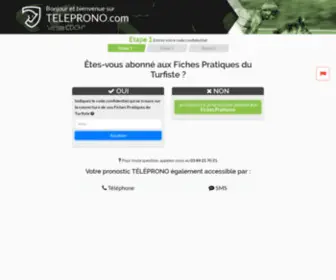 Teleprono.com(Centre de Documentation des Courses Hippiques) Screenshot