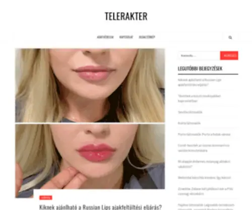 Telerakter.hu(árufuvarozás) Screenshot