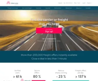 Teleroute.com(Teleroute Freight Exchange) Screenshot