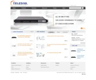 Telesail.com(Fiber Optic Access) Screenshot