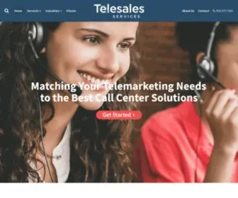 Telesalesservices.com(Telemarketing Outsourcing) Screenshot