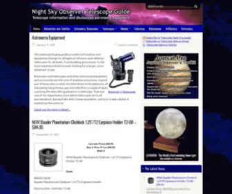 Telescopesales.org(Telescope Sales (Night Sky Observer)) Screenshot