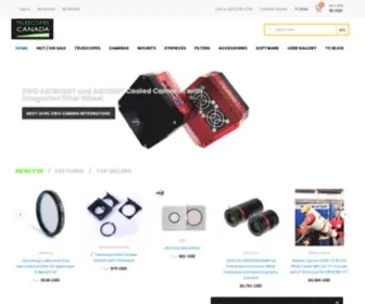 Telescopescanada.ca(Telescopes Canada) Screenshot