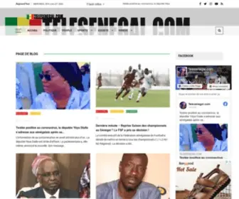 Telesenegal.com(Télé Sénégal) Screenshot