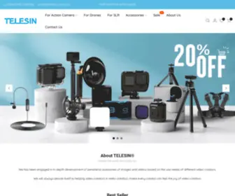 TelesinStore.com(Action Cameras Accessories) Screenshot