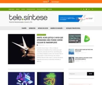 Telesintese.com.br(TeleSíntese) Screenshot