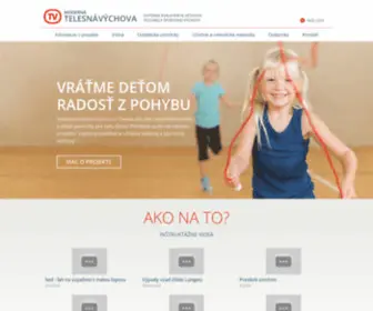 Telesnavychova.sk(Úvod) Screenshot