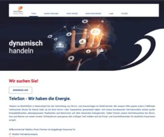 Teleson.de(Erfolgreich durchstarten im Energievertrieb) Screenshot