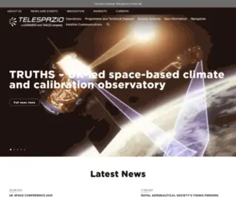 Telespazio-Vega.com(Telespazio) Screenshot