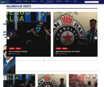 Telesport.rs(Naslovna) Screenshot