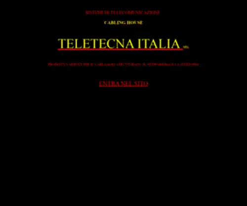 Teletecna.it(Teletecna Italia) Screenshot