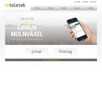 Teletek.se(Teletek IP) Screenshot