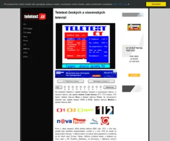 Teletext.cr(Teletext čt) Screenshot