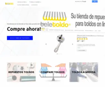 Teletoldos.com(Venta de accesorios y repuestos para toldos on line) Screenshot