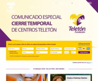 Teleton.org(Fundación Teletón) Screenshot