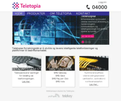 Teletopia.no(Teletopia AS) Screenshot