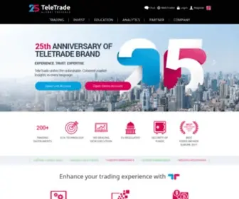 Teletrade.eu(Online broker) Screenshot