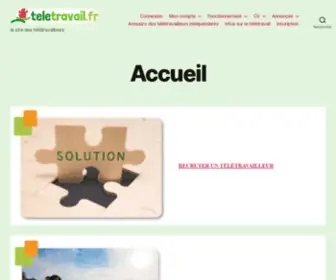 Teletravail.fr(Télétravail) Screenshot