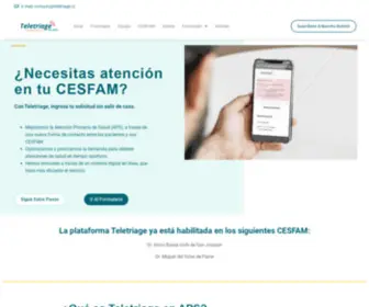 Teletriage.cl(Teletriage) Screenshot