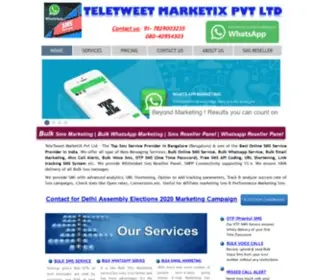 Teletweet.com(Bulk Sms Service Bangalore) Screenshot