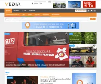 Televesdre.eu(Television locale de la region de Verviers) Screenshot