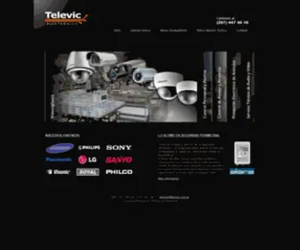 Televic.com.ar(Televic Electrónica) Screenshot