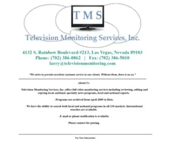 Televisionmonitoring.com(Televisionmonitoring) Screenshot