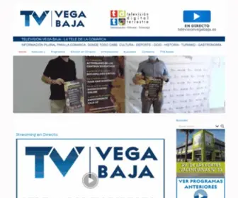 Televisionvegabaja.es(Televisión Vega Baja) Screenshot