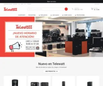 Telewatt.com.pe(Telewatt l Audio profesional) Screenshot