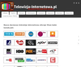 TelewizJa-Internetowa.pl(This domain may be for sale) Screenshot