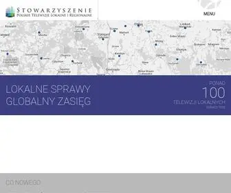 TelewizJelokalne.org.pl(Stowarzyszenie Polskich Telewizji Lokalnych i Regionalnych) Screenshot