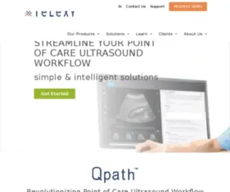 Telexy.com(Point of Care Ultrasound Workflow) Screenshot