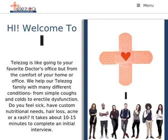 Telezog.com(Telehealth and Telemedicine Visits From The Comfort of Your Home) Screenshot