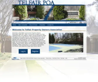 Telfairpoa.com(Telfair Property Owners Association) Screenshot