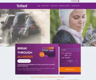 Telfast.com.eg(Telfast Allergy Medicine In Egypt) Screenshot