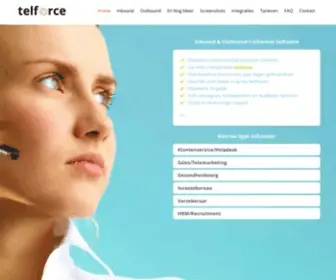 Telforce.nl(Onze dialer callcenter software) Screenshot