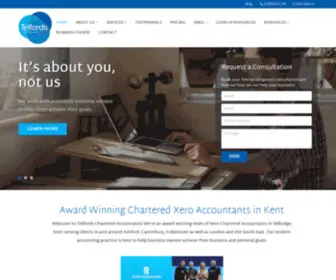 Telfordsaccountants.com(Chartered Accountants in Kent) Screenshot