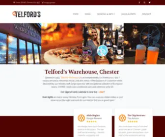Telfordswarehousechester.com(Telford’s Warehouse) Screenshot