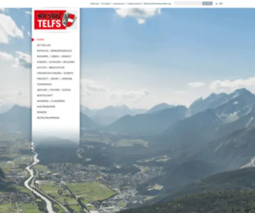 Telfs.at(Wir sind Telfs) Screenshot