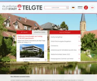 Telgte.de(Home) Screenshot