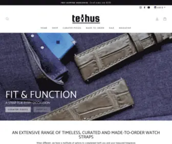 Telhus.com(Premium Watch Straps) Screenshot