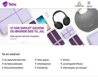 Telia.no(TV, internett og mobil fra Telia) Screenshot