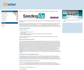 Teliad.com(Boost your Traffic and Image with Content Marketing) Screenshot