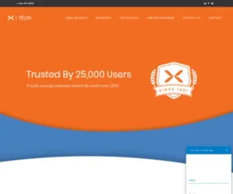 Telin.com(White Label Hosted VoIP Communications Reseller) Screenshot