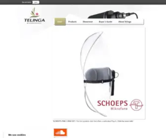 Telinga.com(Telinga Microphones) Screenshot