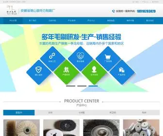 Telizhishua.com(安徽潜山县特力毛刷厂) Screenshot