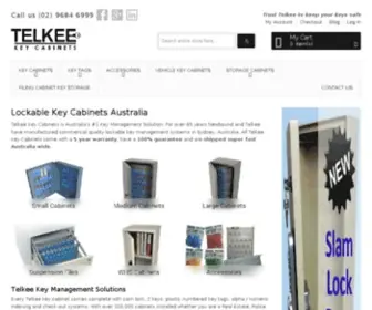 Telkee.com.au(TelKee Lockable Key Cabinets) Screenshot